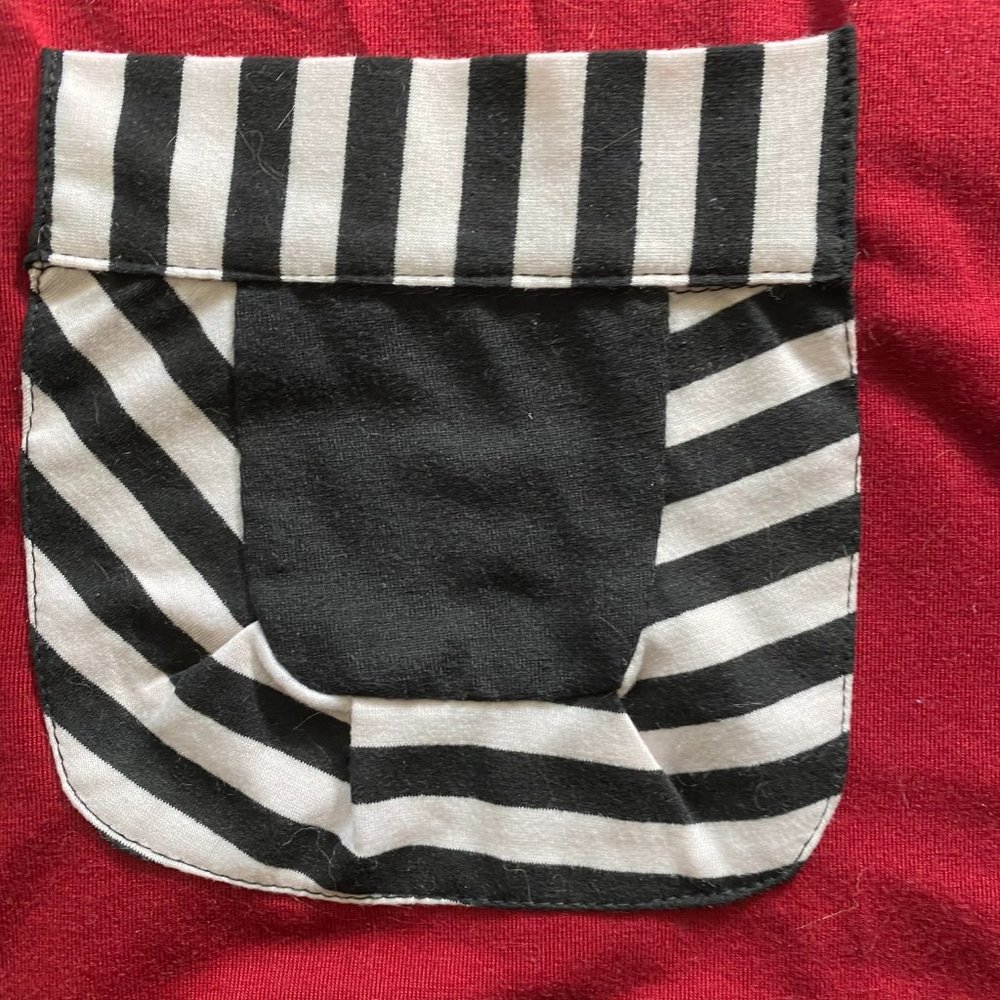 📌Xin Yi  Asymmetric Striped Tunic - long Shirt - Picture 13 of 15